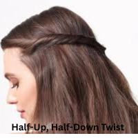Half-Up, Half-Down Twist
