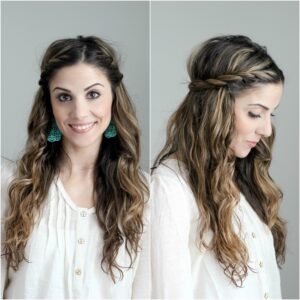 Half-Up, Half-Down Twist